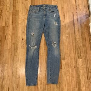 The high waist ankle skinny